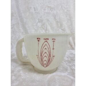 Vintage Tupperware Mix N Stop Measuring Pitcher Set with Lid 1 Liter 4 Cups